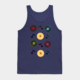 Record Print Tank Top